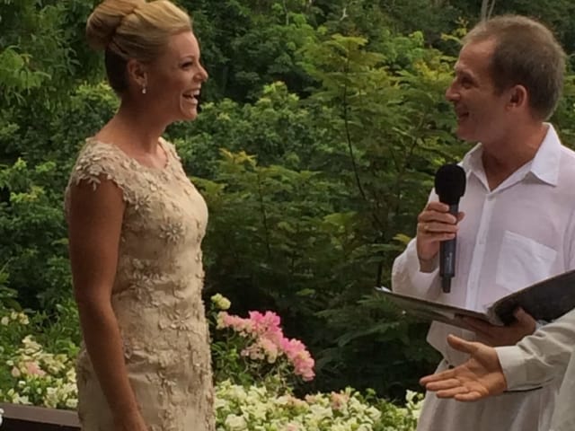 Bride Marriage Celebrant Paul Cunliffe