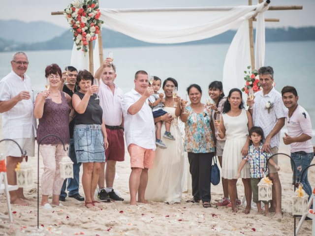 Beach Wedding Phuket Thailand Unique Phuket Wedding Planners, Chaloem Ton Loysamut 2 (455)