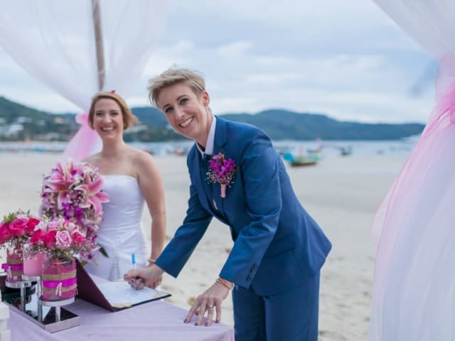 Phuket Beach Marriage Laura &amp; Marie (14)