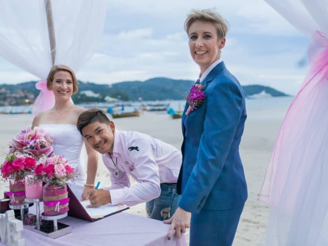 Phuket Beach Marriage Laura &amp; Marie (17)