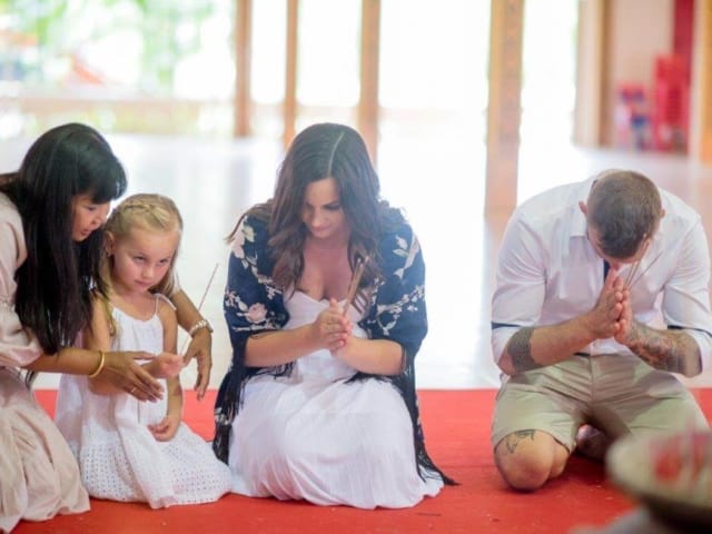 Thai Monks Blessing (5)