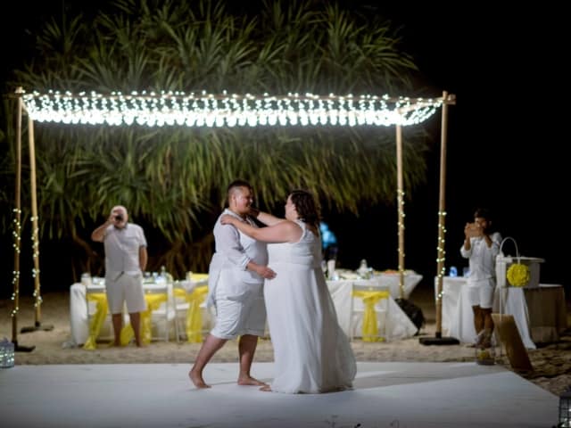 Phuket Beach Wedding Beach Reception 34 1