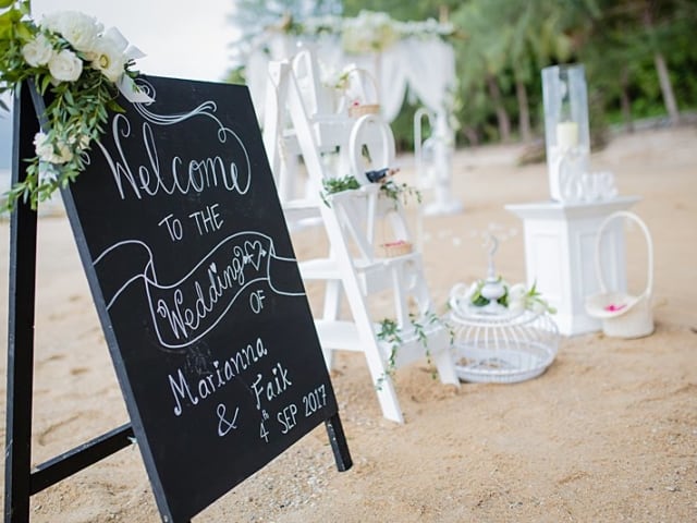Unique Phuket Wedding Planners Hua Beach Wedding Sep 2017 13