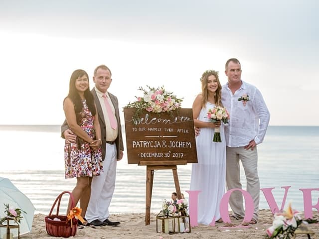 Unique Phuket Patrycja &amp; Jochem 30th December 2017 ,layan Beach Image 0001 223