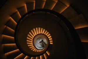 Villa Aquila staircase