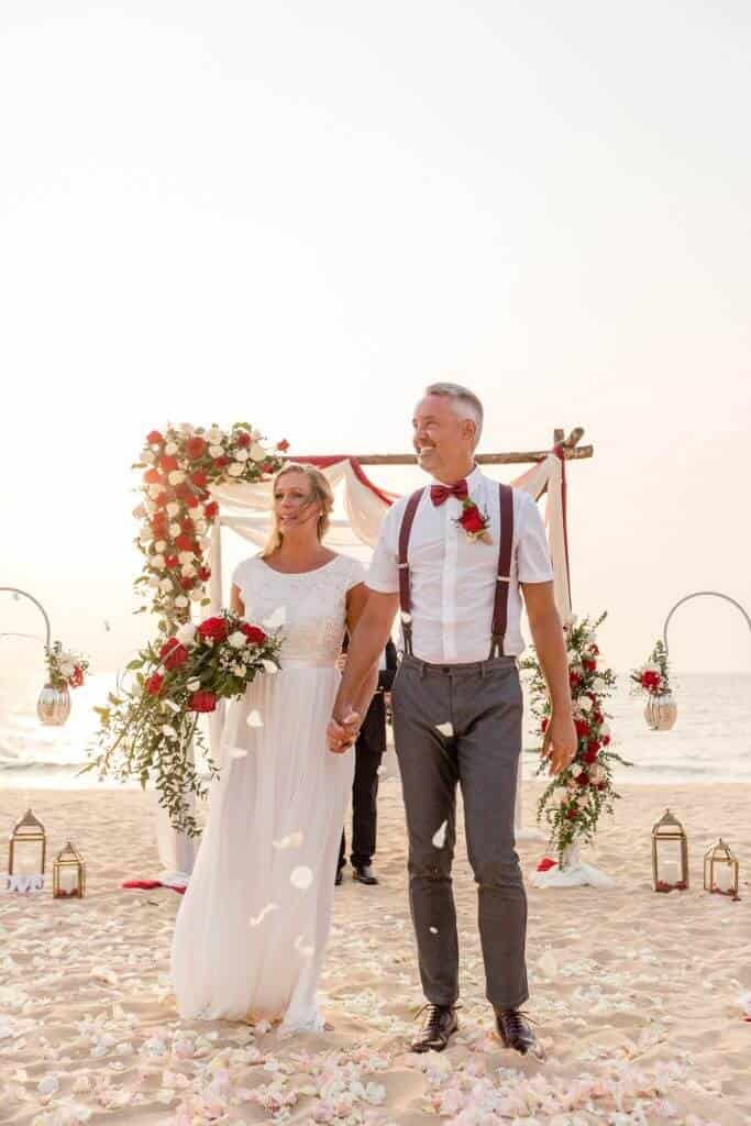 Gina & Hasse Beach Wedding 20th Jan 2020 Aleenta Resort Phang Nga 151