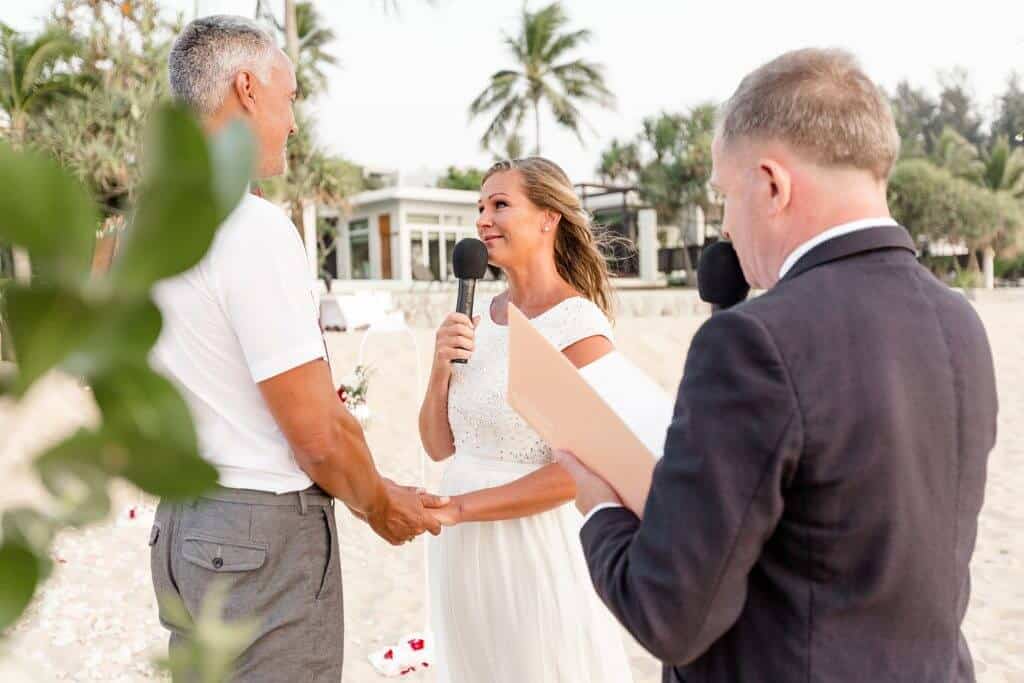 Gina & Hasse Beach Wedding 20th Jan 2020 Aleenta Resort Phang Nga 92