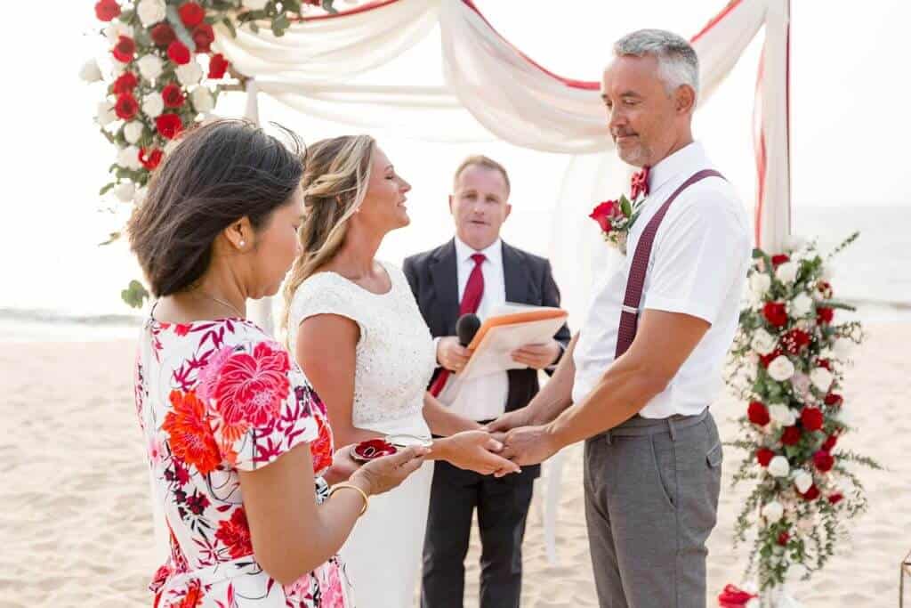 Gina & Hasse Beach Wedding 20th Jan 2020 Aleenta Resort Phang Nga 99